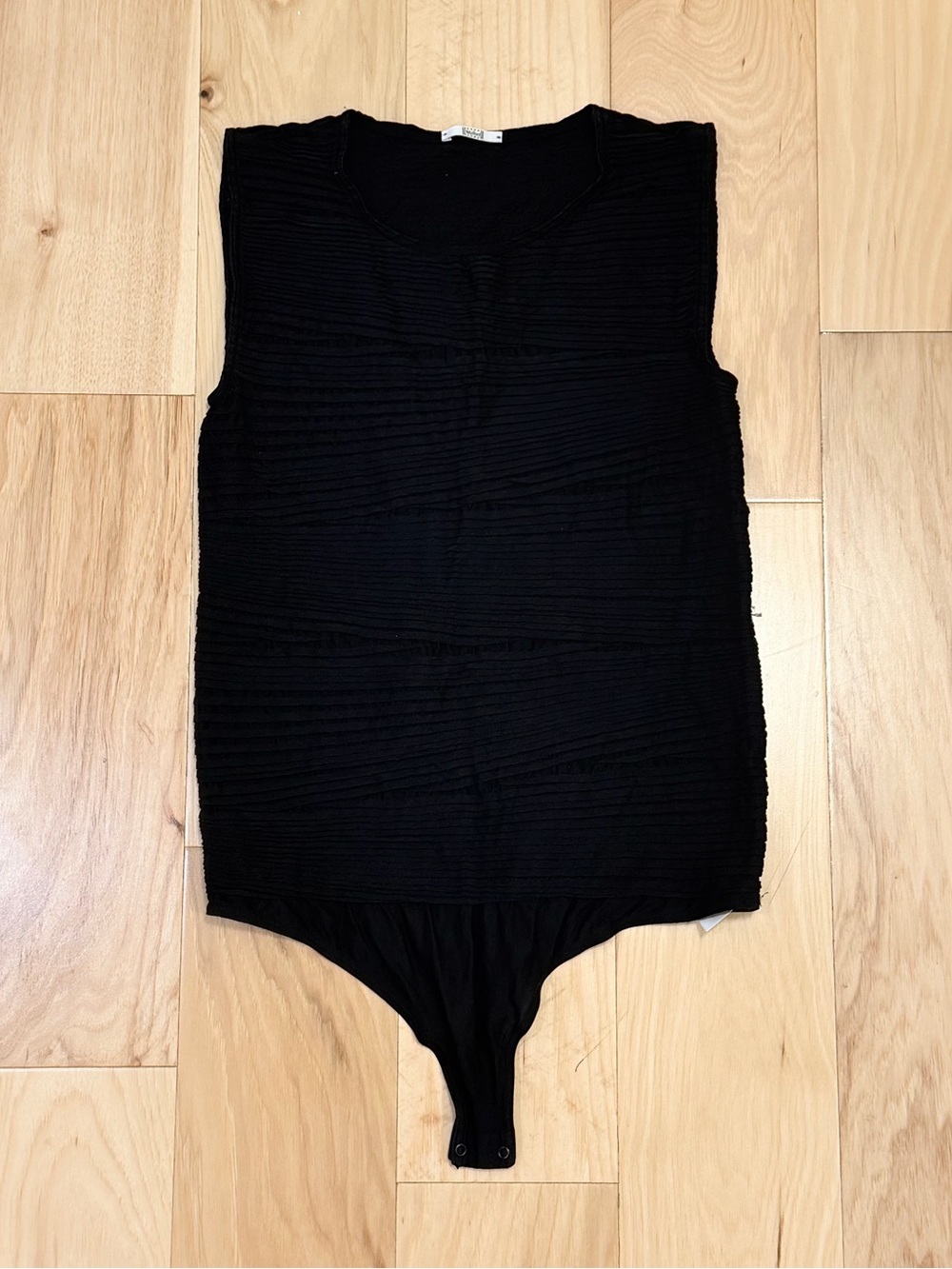 Wolford Women’s Polyamide Black Sleeveless Textured Bodysuit